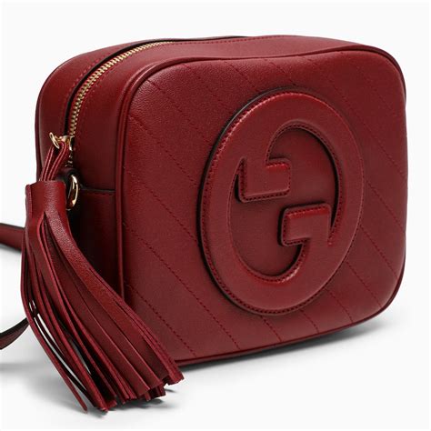 gucci borsa rossa piccola|borsa fasciatoio gucci.